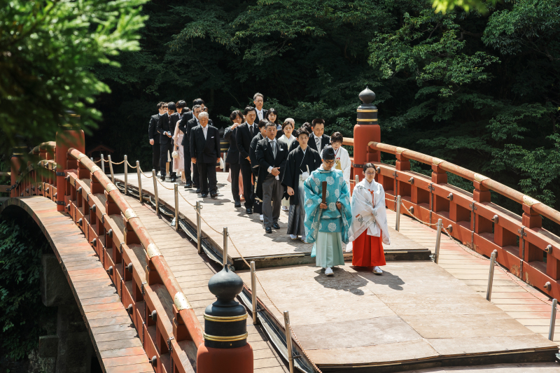 神橋幸せ渡り初め