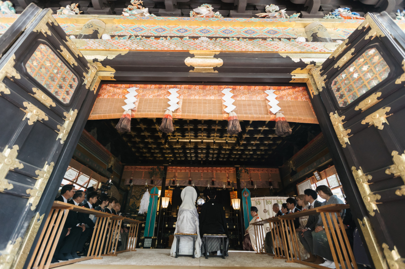 日光東照宮にてご結婚式