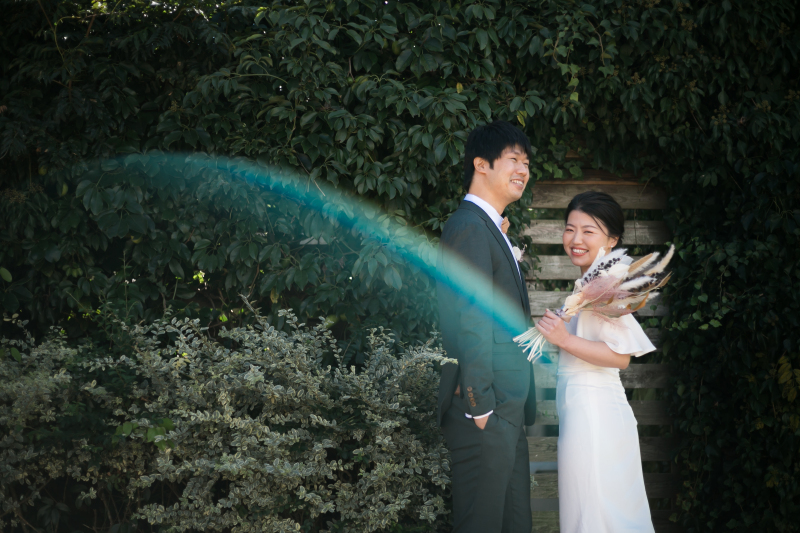 青空と自然に囲まれて