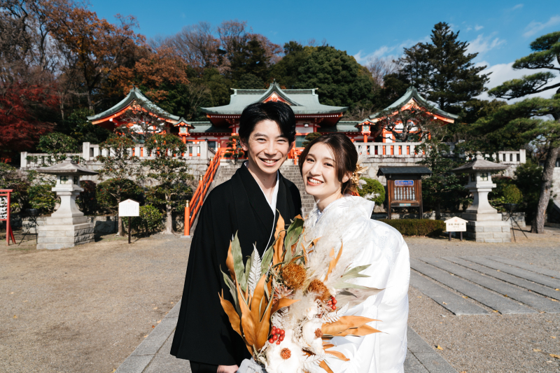 冬の撮影にもおすすめな足利織姫神社ロケーションフォト♪