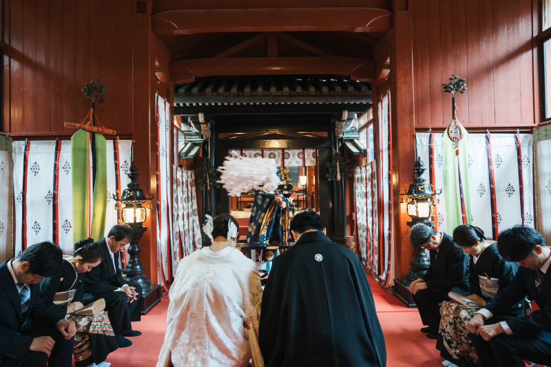 渡殿での結婚式