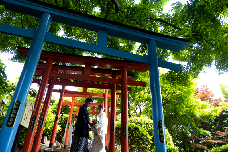 七色の鳥居での撮影!