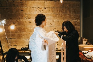 お仕度部屋の手配