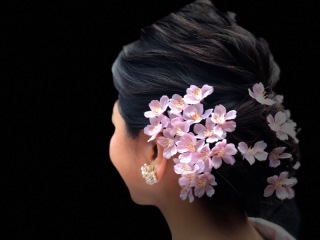 和装髪飾り(生花・ドライフラワー・アートフラワーなど)