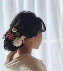 髪飾りお持込み