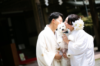 ペットとの撮影