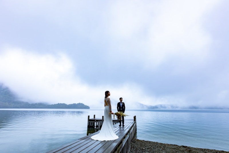 中禅寺湖畔にて