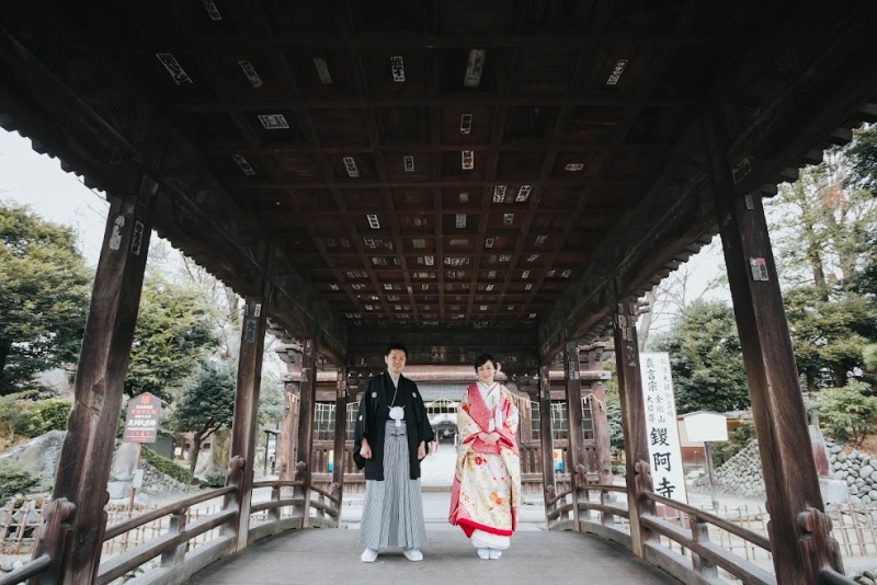 ☆秋婚の前撮りにもぴったり♪【国宝 鑁阿寺】和装1着KIMONOプラン