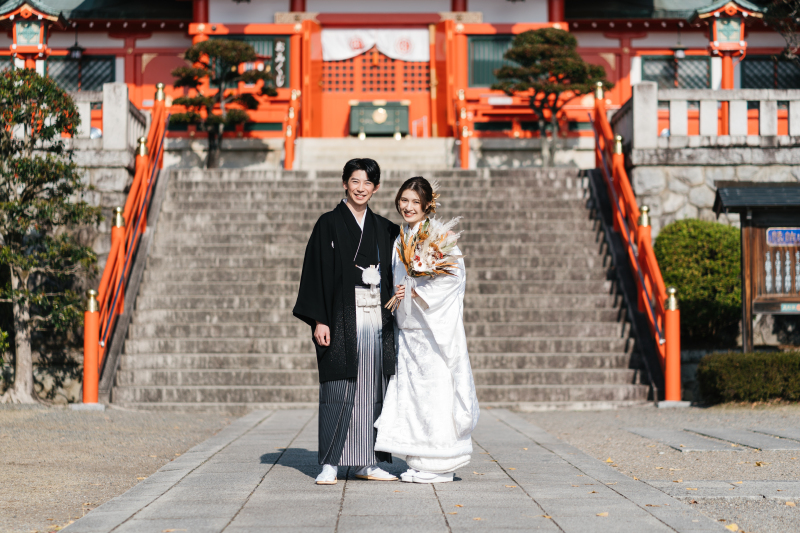全データ＋撮影時間延長付き☆【足利織姫神社】冬の縁結びフォトウエディングプラン