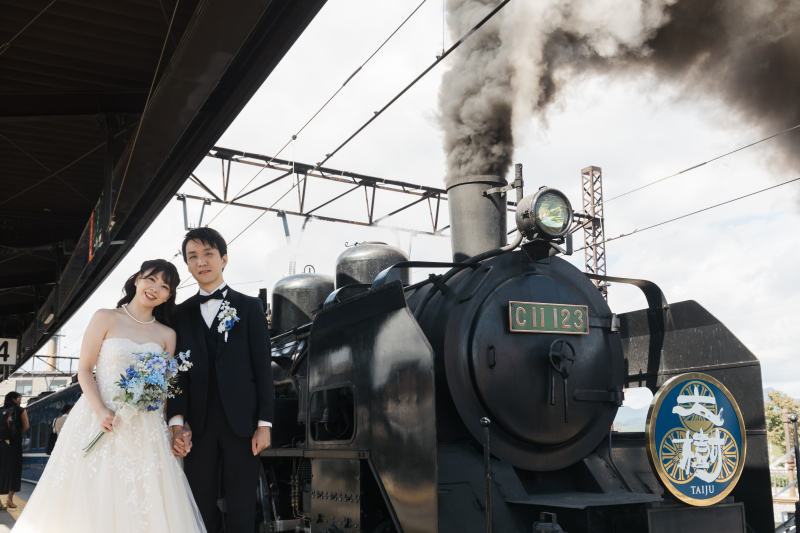 クローバーズW限定プラン☆豪華特典付【東武下今市駅SL大樹】洋装1着Dressフォトプラン★こだわりPhoto!