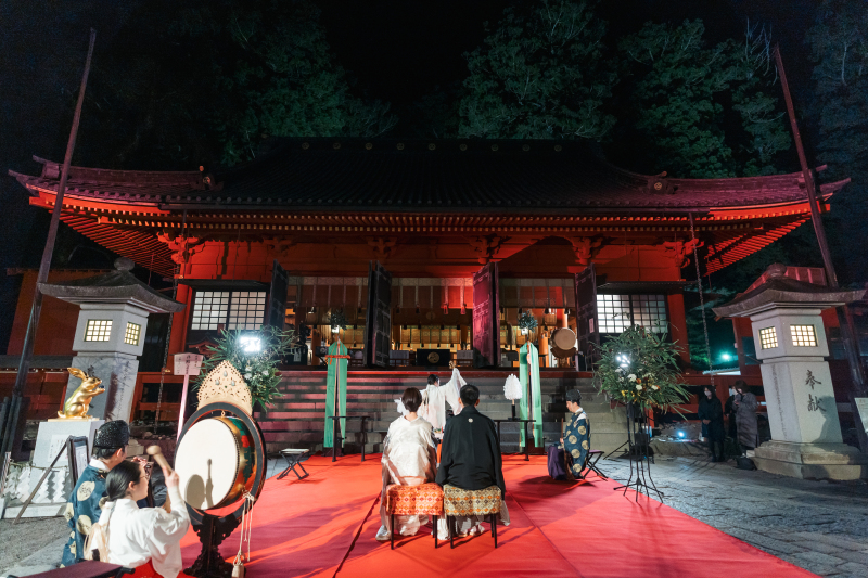 【新郎新婦募集中♡】3日間限定!日光世界遺産Night Wedding