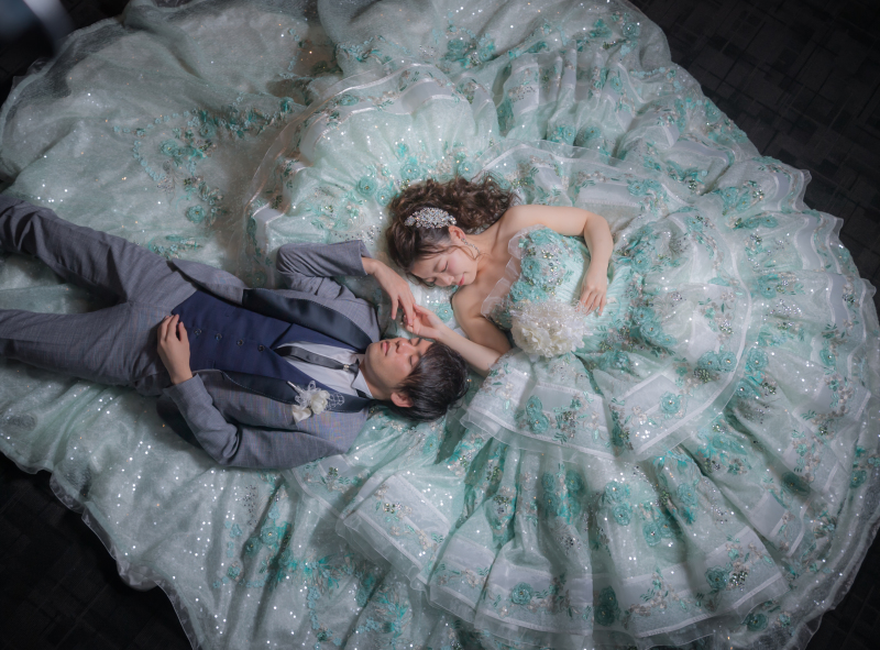 寝そべっての…♡