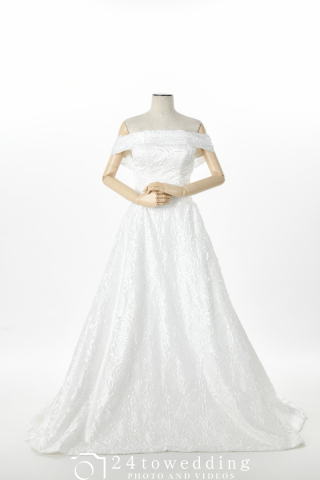 アンリィ～オフショルサテンAラインドレス