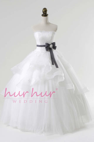 Jenny(ジェニー)〜ウエストサッシュのフリルスカート