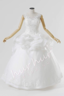 Iris(アイリス)〜デコルテレースのフリルドレス