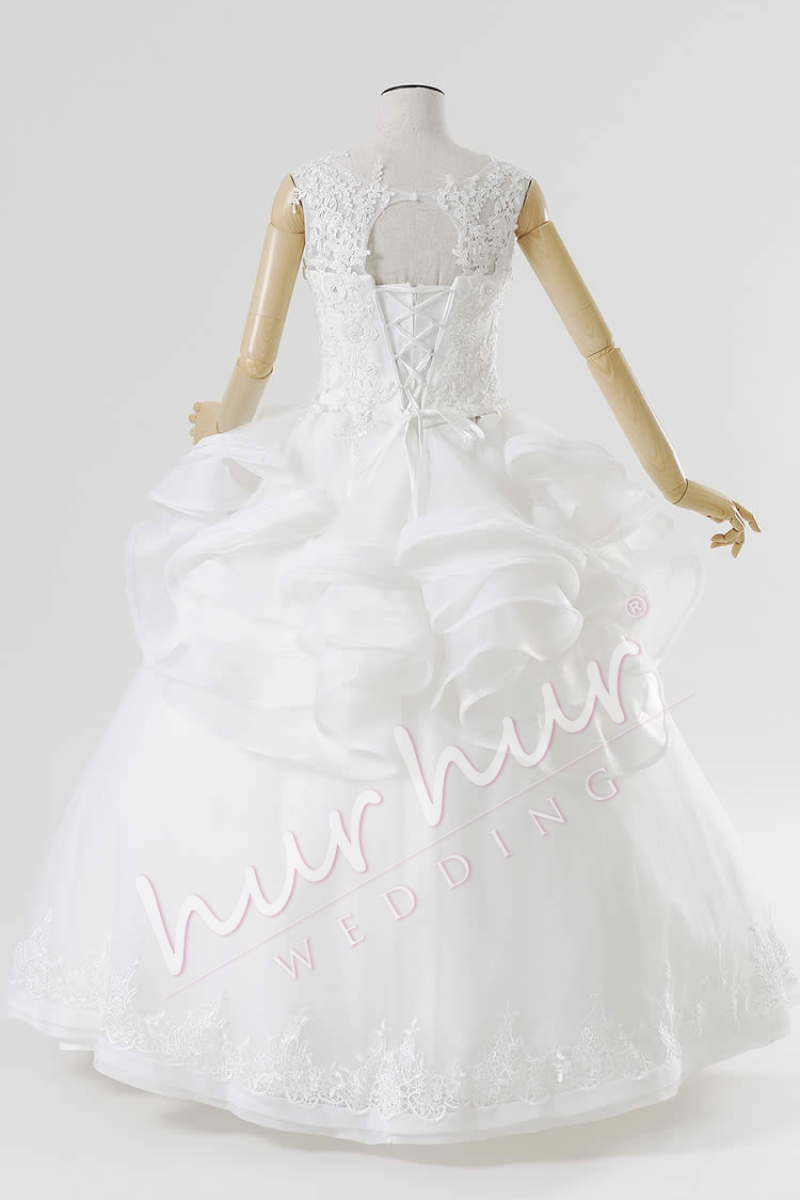 Iris(アイリス)〜デコルテレースのフリルドレス