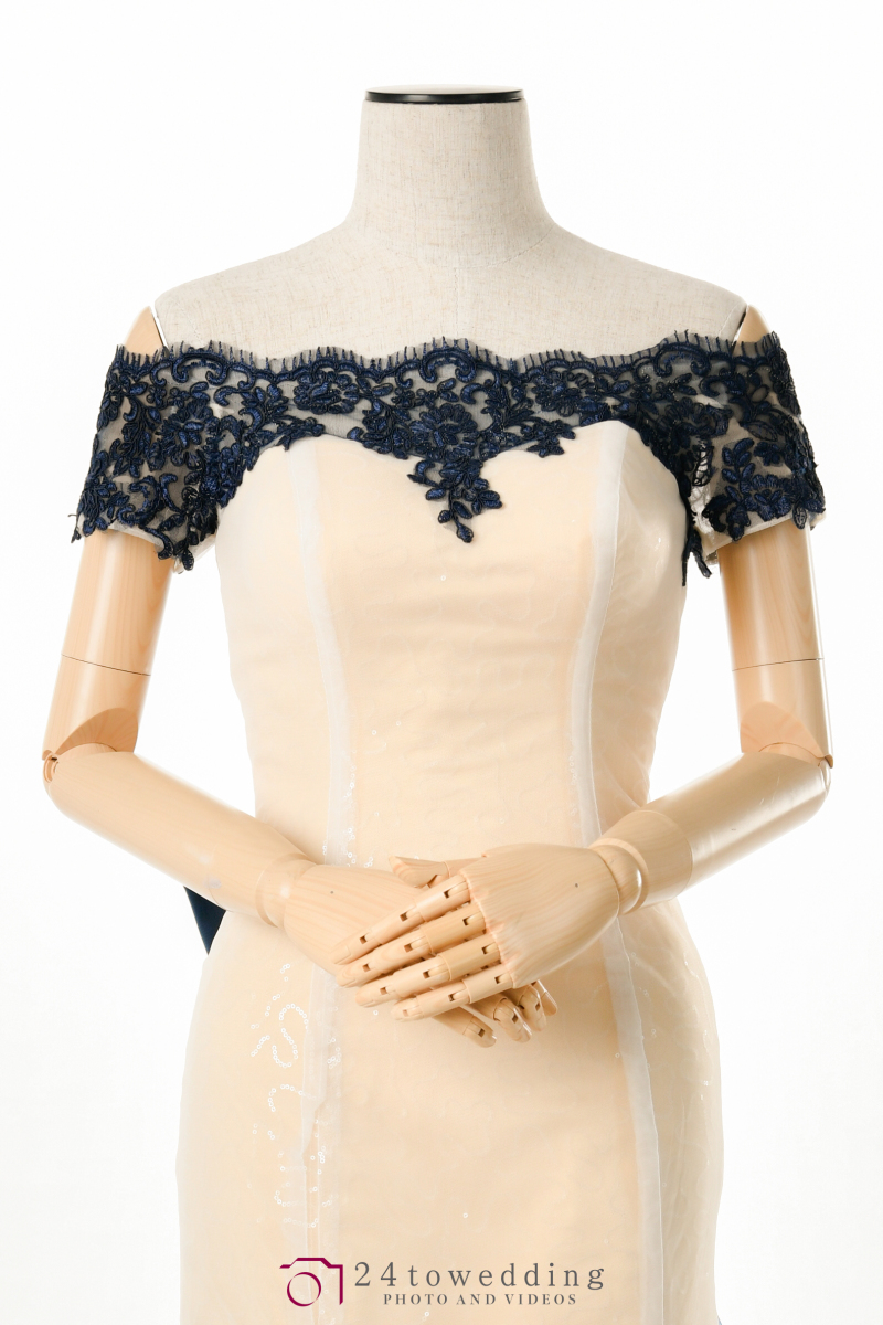 Ana(アナ)〜トレーン付き２WAY　マーメイドラインドレス