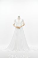 freeS～ロングチュールのインポート風ドレス