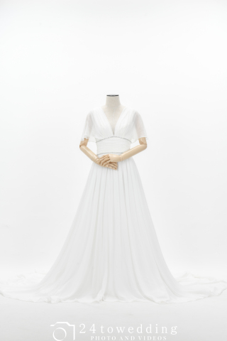 freeS～ロングチュールのインポート風ドレス