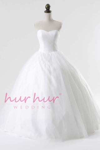 Shelly(シェリー)〜チュールサテンのシンプルドレス