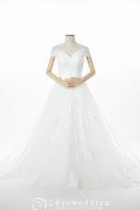 シーニュ～トレーン付き2wayプリンセスラインドレス