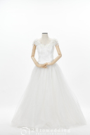 freeK～レースの袖付きプリンセスドレス