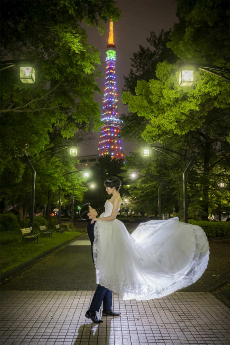 スペシャルカラーの東京タワー