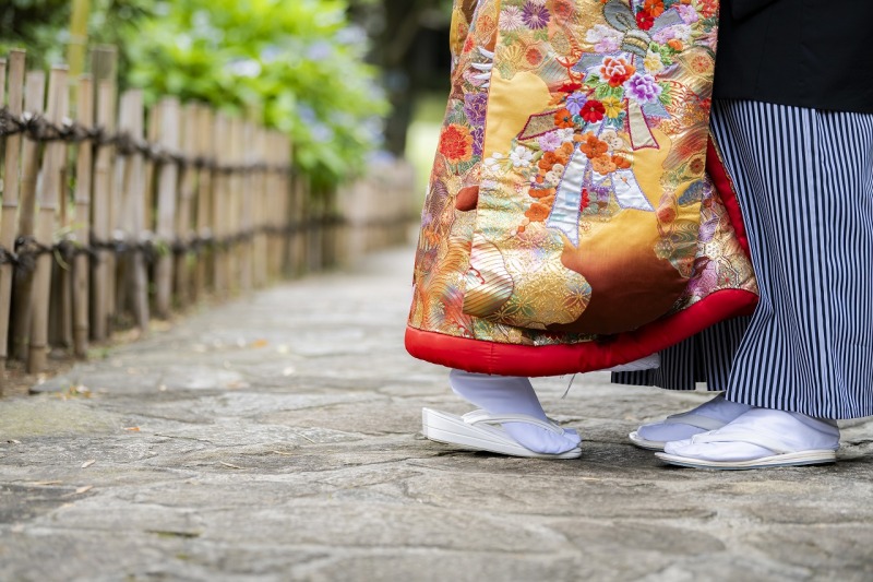 お足元ショット