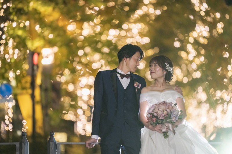 冬の東京駅で輝く撮影を♡