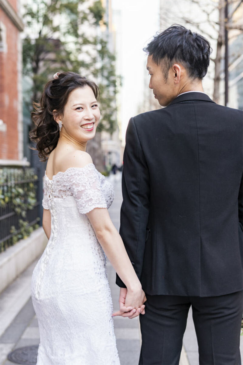 振り向きショット