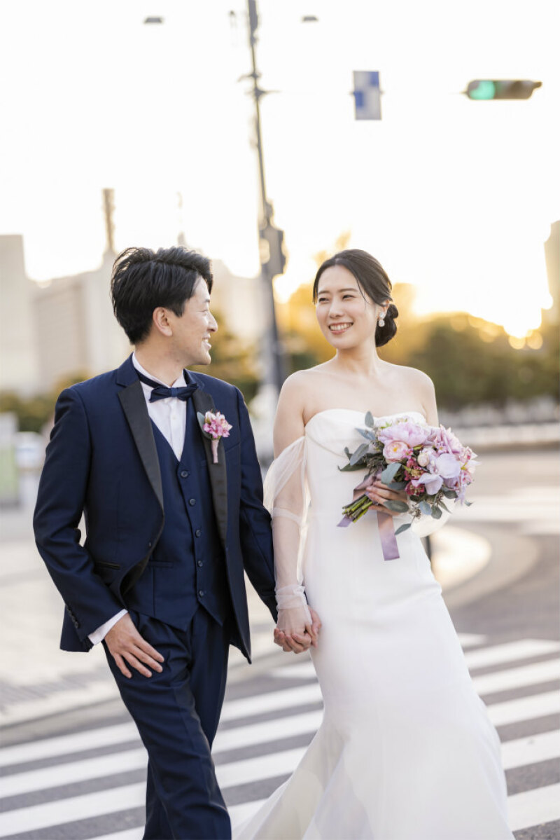 交差点をふたりで歩んで