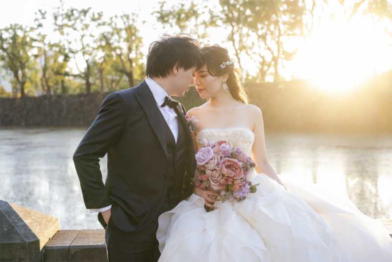 夕暮れ時を狙ってパシャリ!