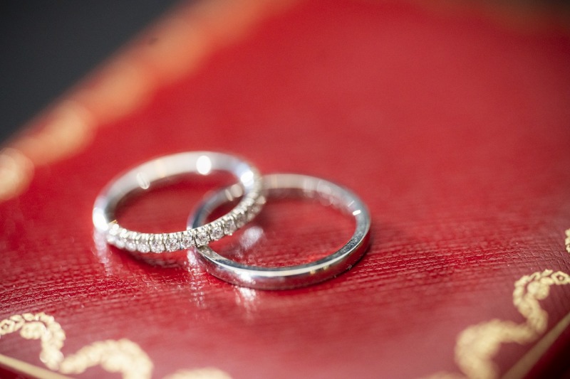 リングのお小物ショットを！