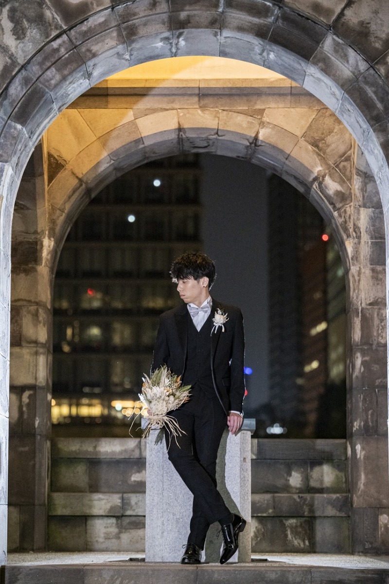 ご新郎様のソロショット