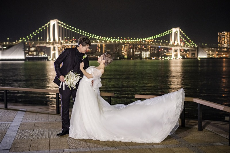 レインボーブリッジでロマンチックに♡