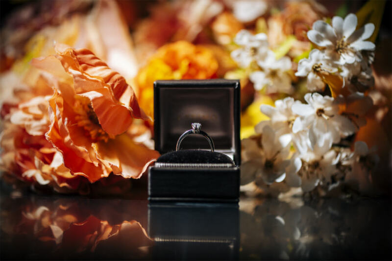 ブーケと一緒にお小物ショット