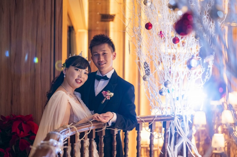 階段を上った先で♡