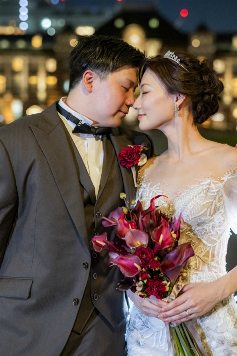 暖かなお鼻こつんショット♡