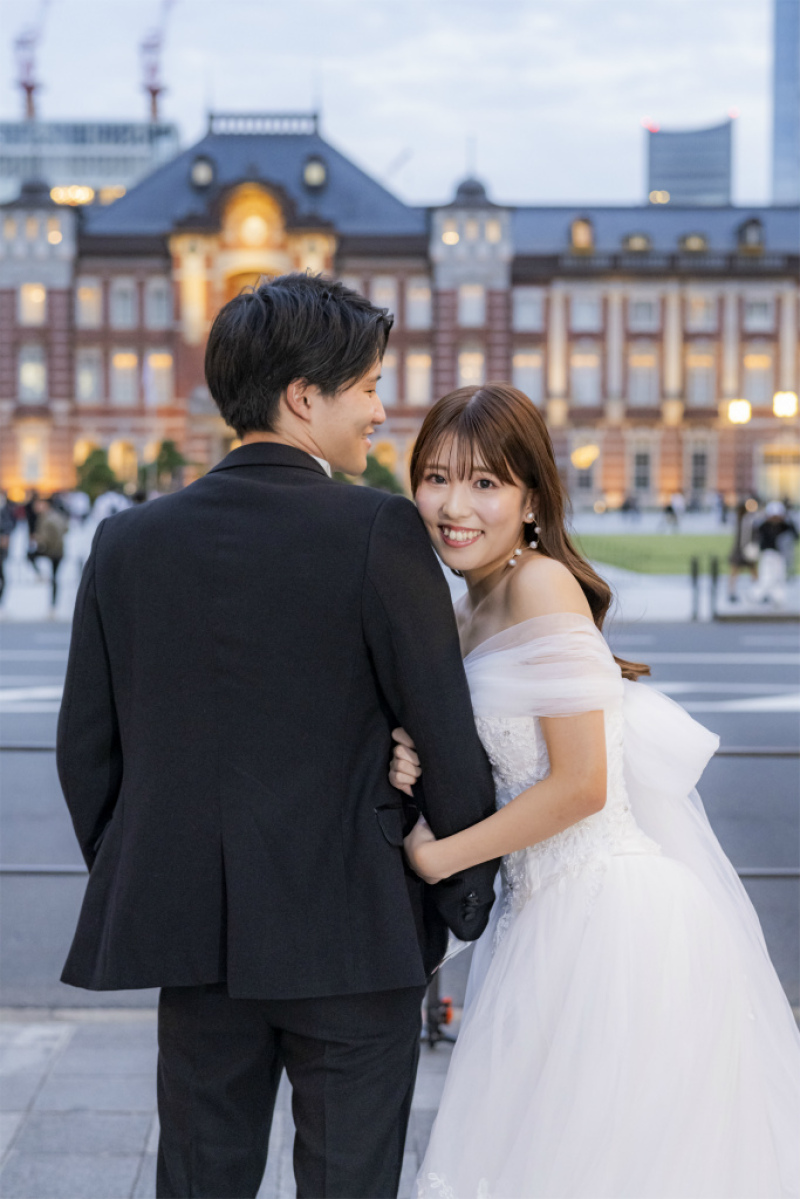 東京駅・和田倉門にておふたりらしい撮影を…♡