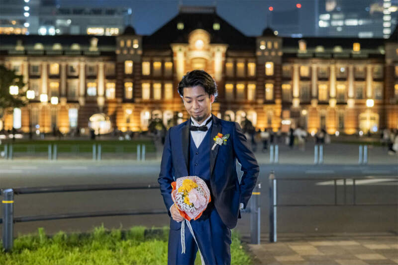 ご新郎様のソロショット