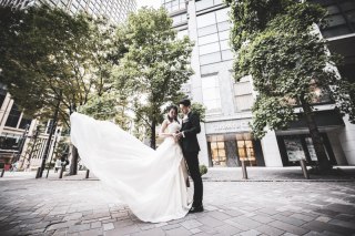 Tiffany前で撮影を…☆