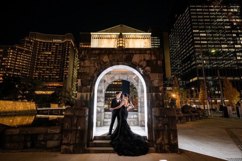 ブラックドレスだからいつもとちょっと違う撮り方を