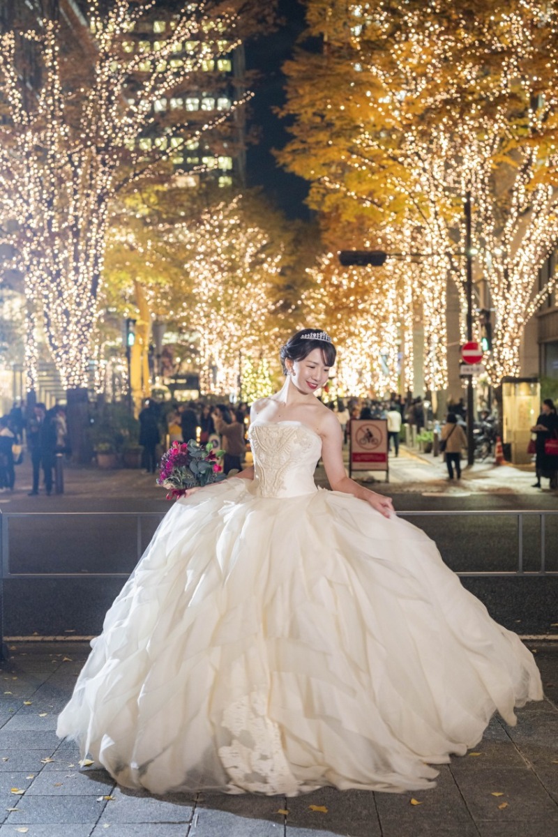 イルミネーション×リーゼルドレス