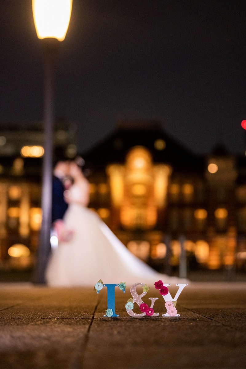 東京駅舎前ショット☆