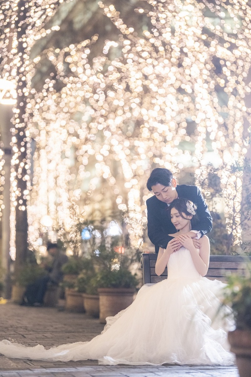 イルミネーションに包まれて