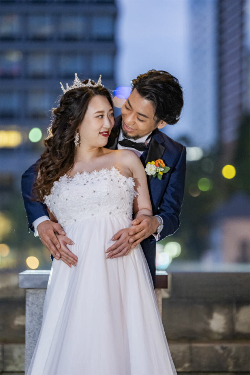 東京駅で暖かなマタニティフォトを…♡