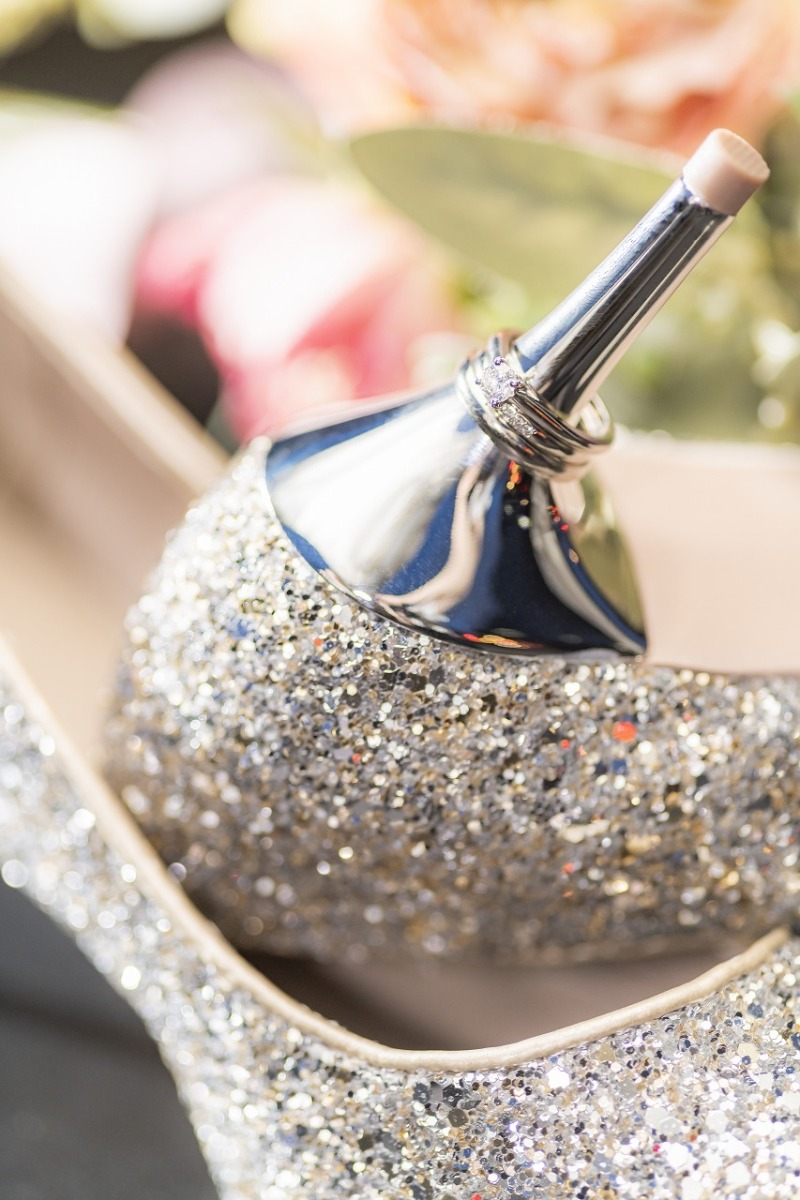 お小物ショットも華やかに