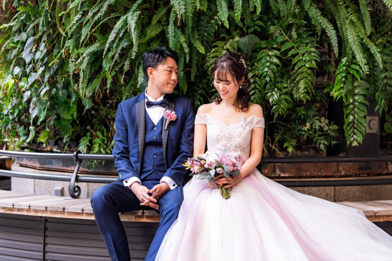 ベンチに座りながら☆