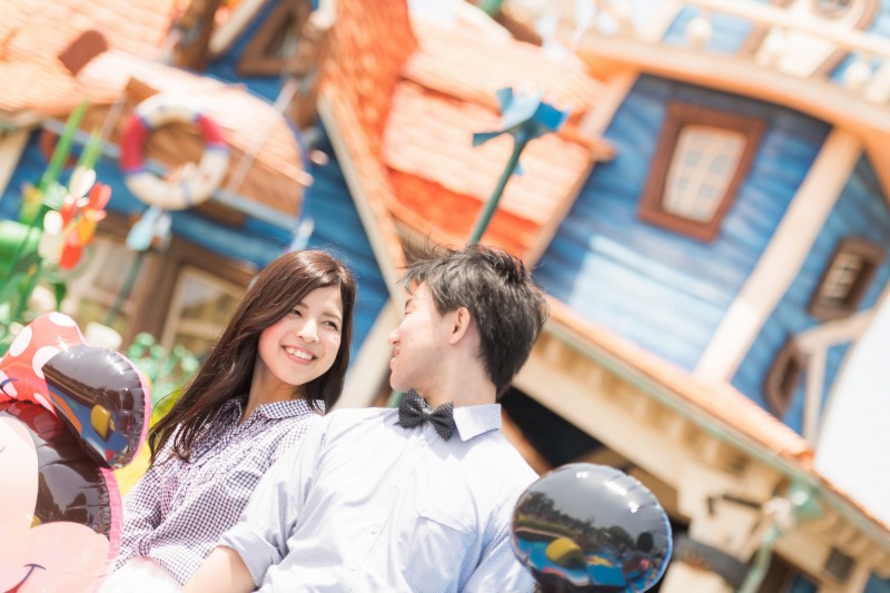 夢の国でエンゲージメントフォト