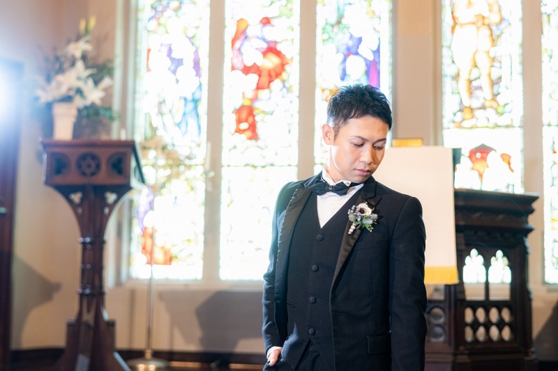 ご新郎様のソロショット☆